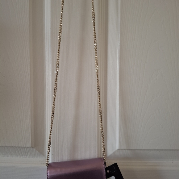 Kate Spade Metallic Pink Chain Crossbody Bag - Picture 7 of 7